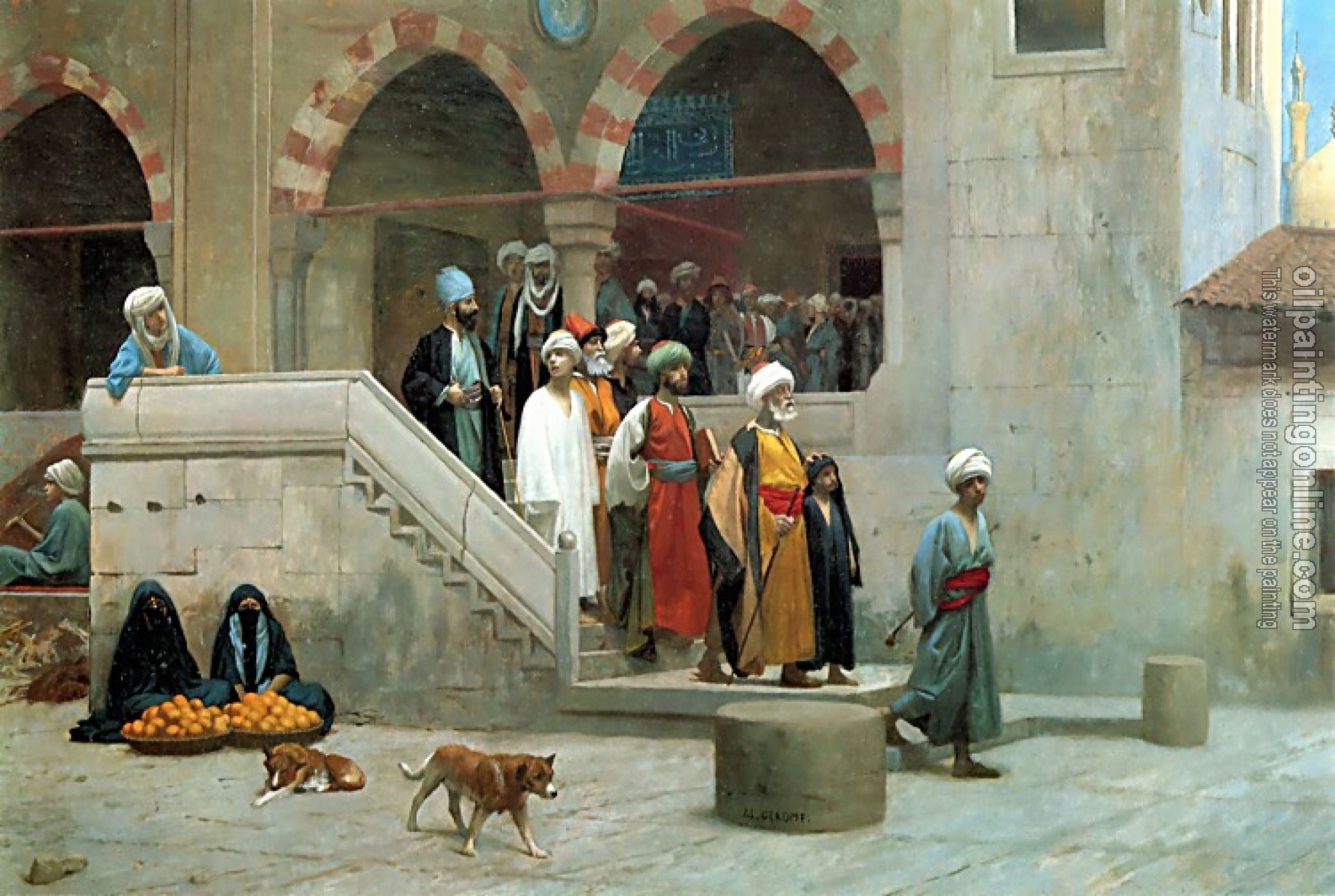 Gerome, Jean-Leon - arab oil painting